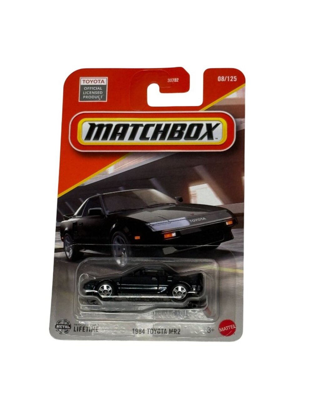 Matchbox 1984 Toyota MR2 Black 08/125 JDM Sports Car NOC